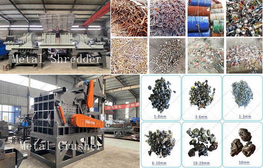 metal shredder and crusher